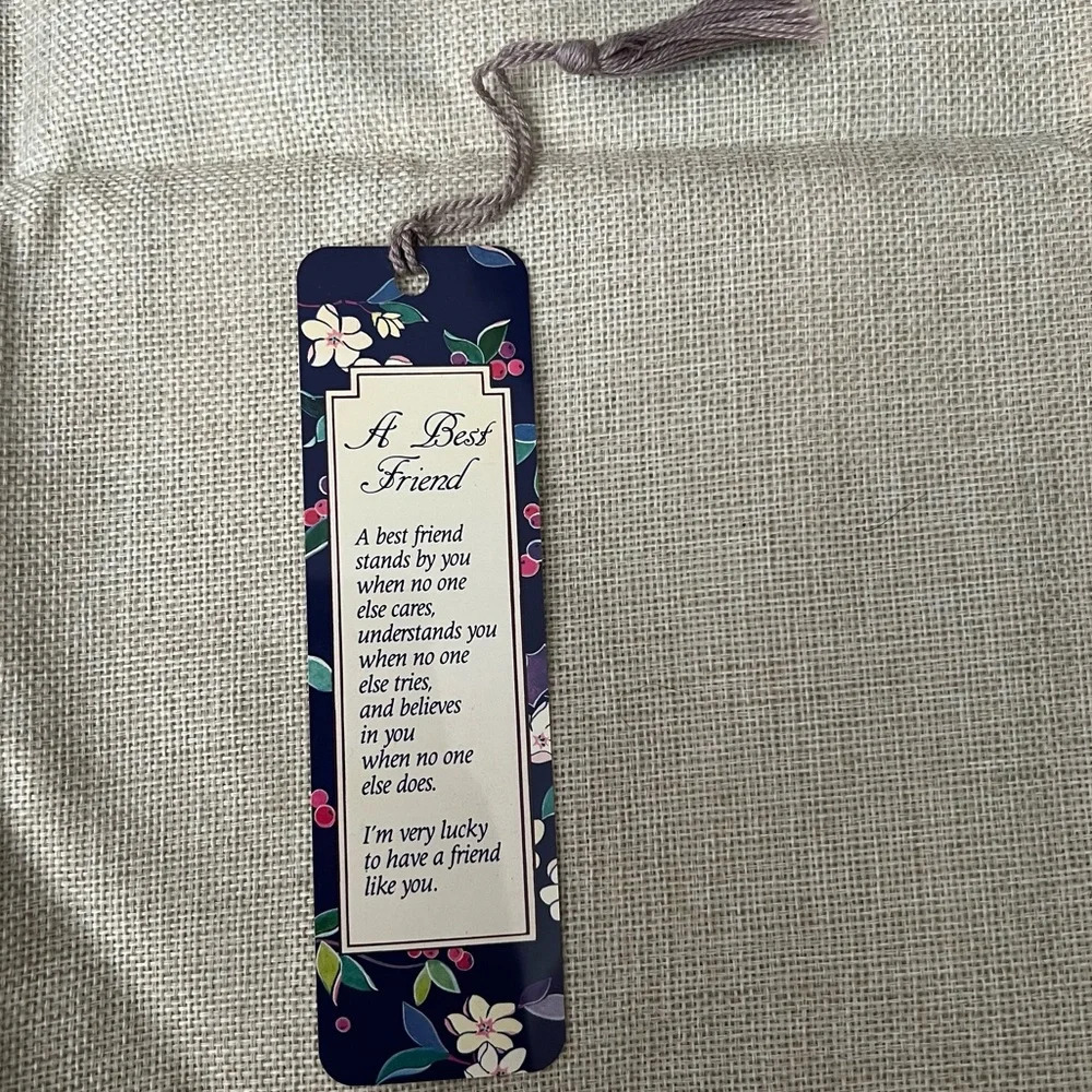 NEW A Best Friend Bookmark Friendship Gift Reader Present Stocking Stuffer